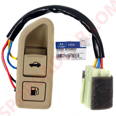 Trunk LID Fuel Filler Door Release Switch Beige For 2008-2010 Hyundai NF Sonata