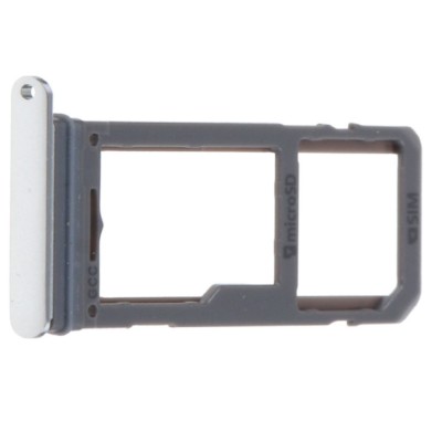 Silver Sim Card Tray and MicroSD Card Tray for Samsung Galaxy S8 G950/S8 Plus +