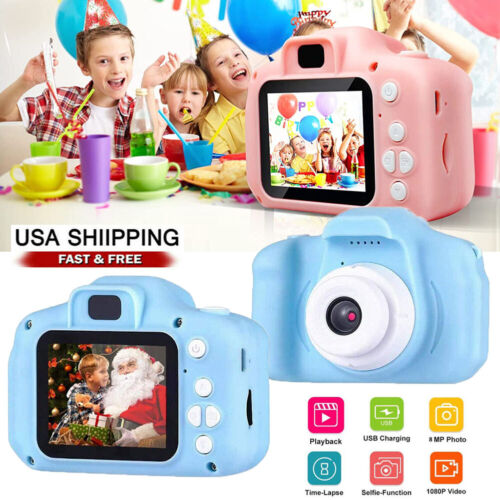 1080P Kids Mini Digital Camera For Children HD Camcorder Vid