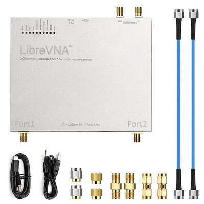 Accurate and Efficient USB Based 2 Port Vector Network Analyzer 100kHz 6GHz