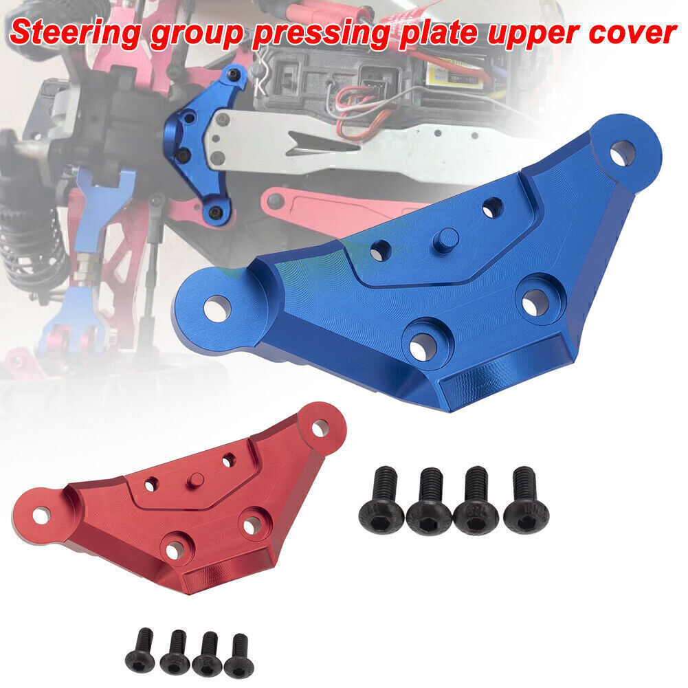 1Pcs Metal Steering Group Upper Cover for 1:10 Blackout XTE XBE SC Redcat RC Car