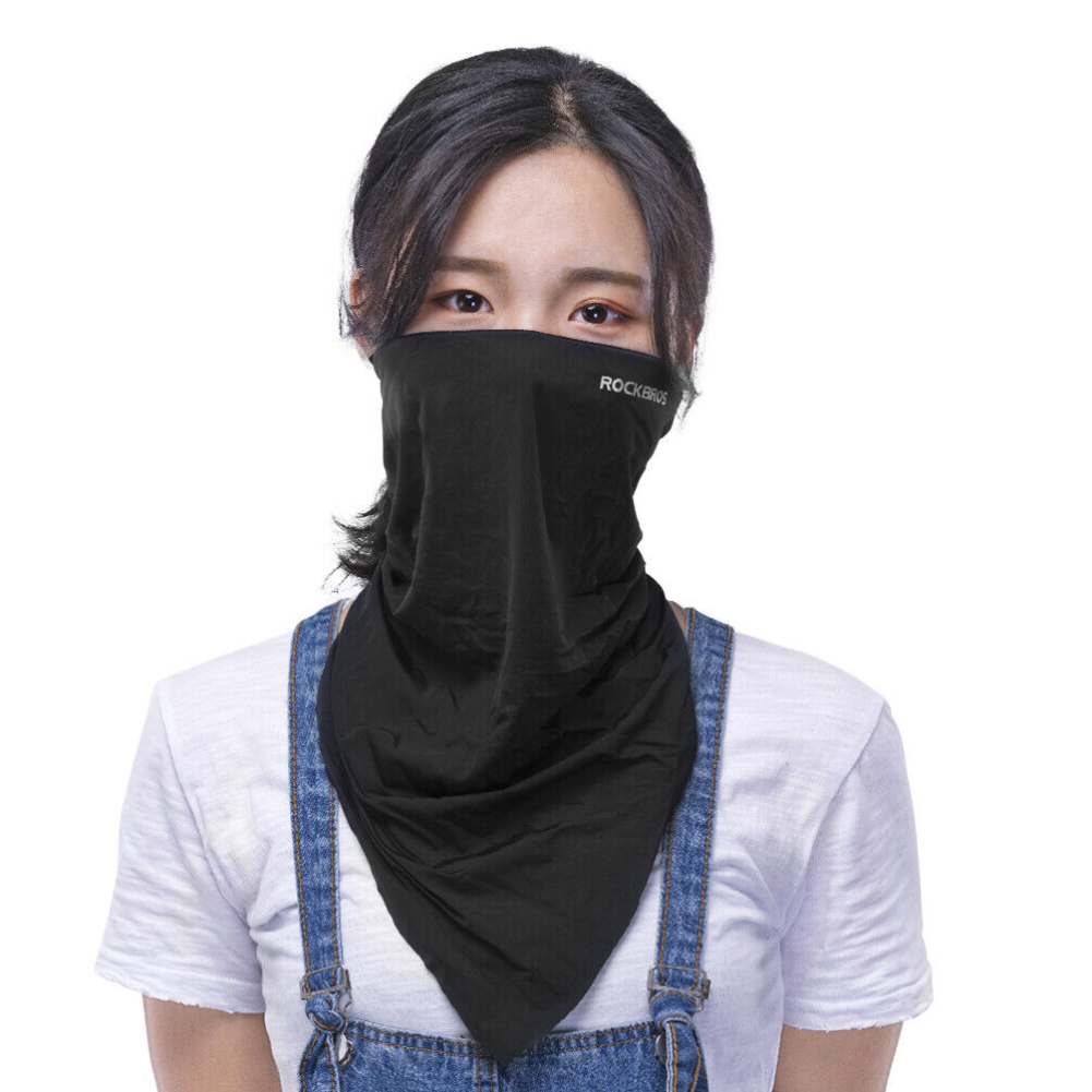 Thin Breathable Neck Gaiter Sun UV Bandana Face Cover Scarf Balaclava Headband