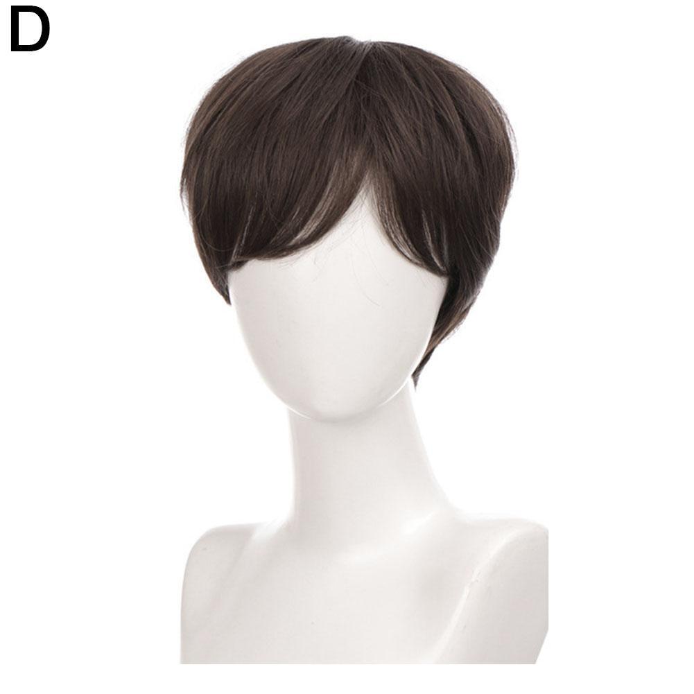 Cosplay Men'S Wig, Short Hair, COS Wig Men Women Short Straight