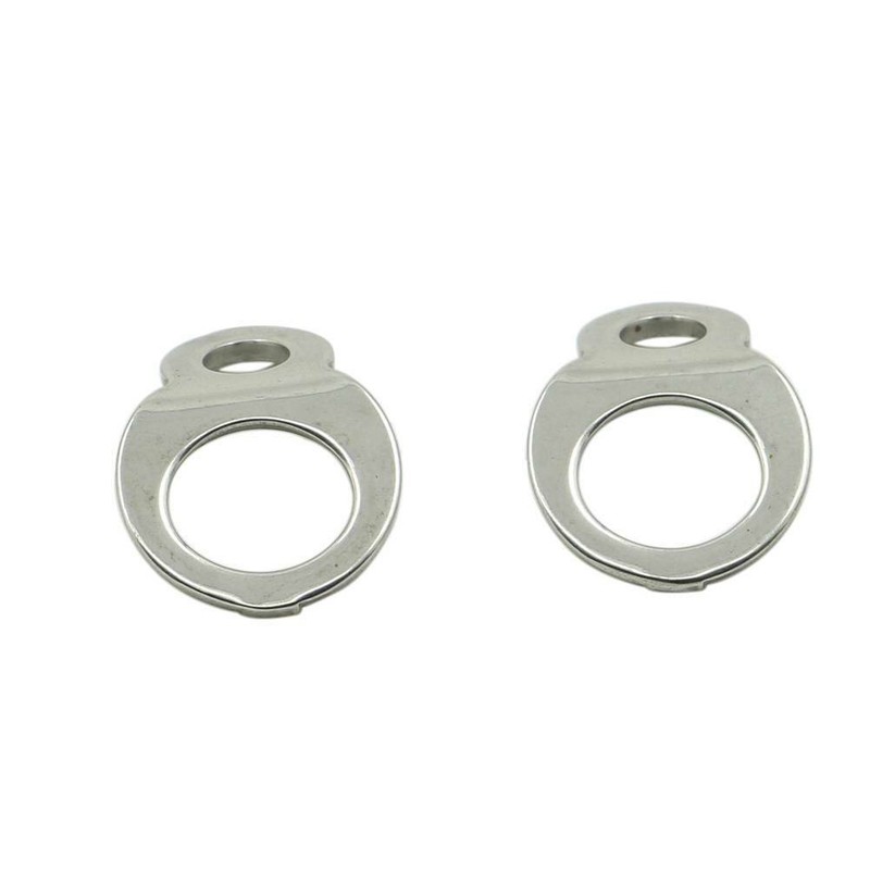 4pc Tie Down Strap Rings 8mm M8 For Motorcycle Dirt Bike ATV UTV Stainless Steel