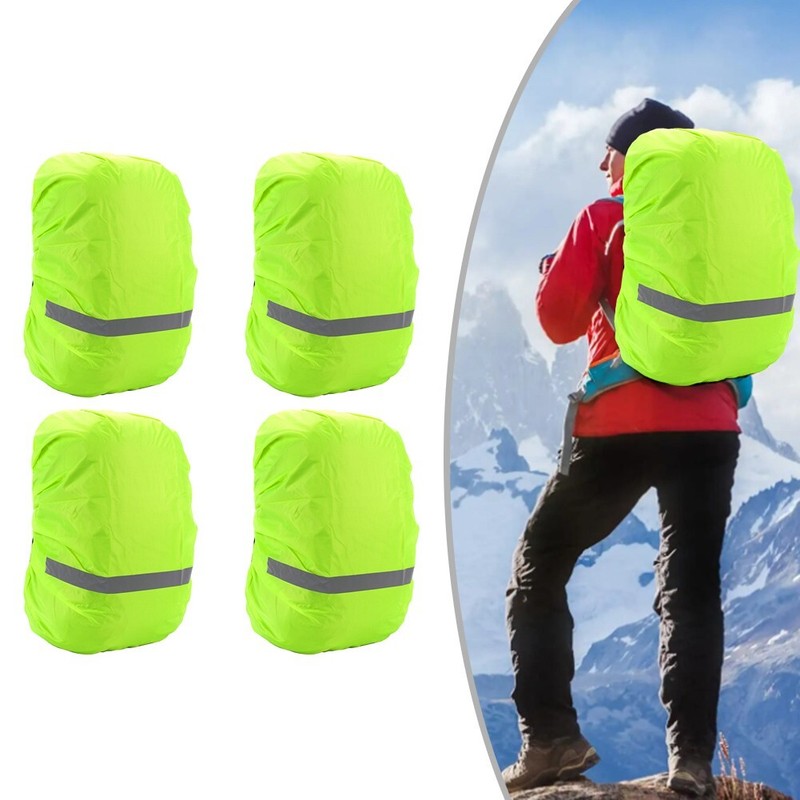 FÃ¼R Wanderfertiger Wasserdichter Rucksack Regenschutz 4er Pack Mit Reflexstreif