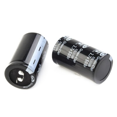 1/2/6/10pcs Black 2.7V Farad Capacitor 500F 35*60MM Super 2.7V 500F Capacitor