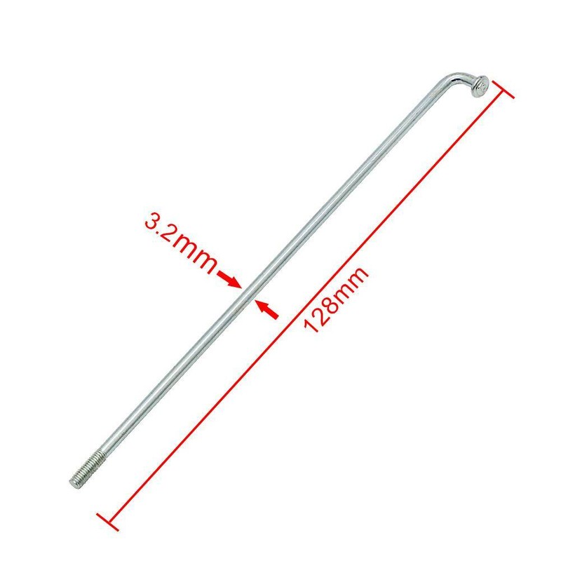 36pcs Rear Wheel Spokes Set with Nipples for Honda CRF80F 2004-2009 XR80R 90-03