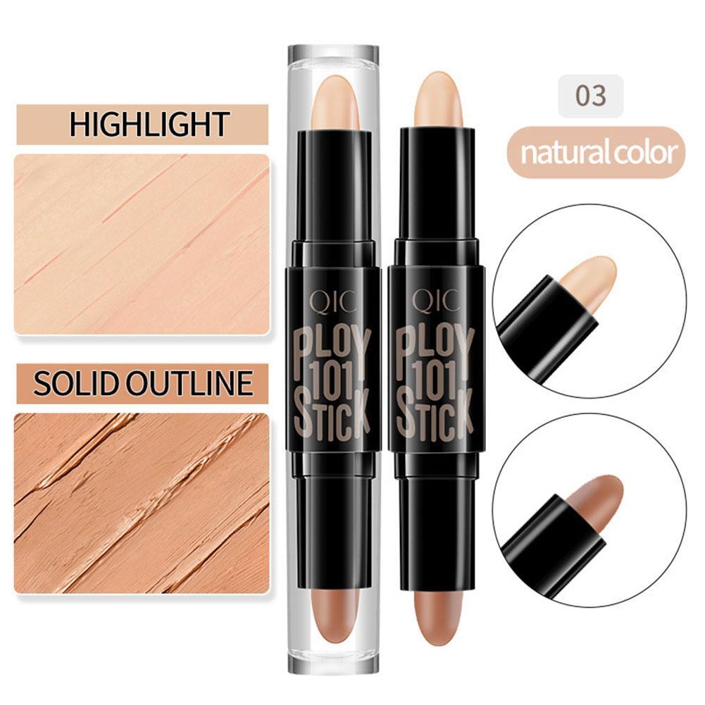 Double-head V Face Stick Highlighter Trimming Stick Concealer Pen Fac Fast