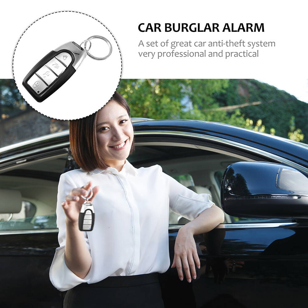 Car Security System Horn Siren Alarm with 2 RC Controls Anti-Theft Alarm System