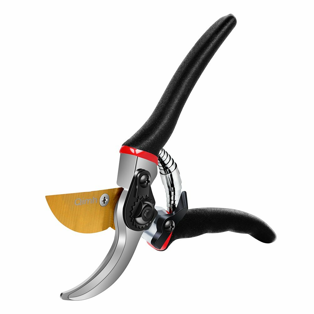 Professional Pruning  Steel Blade Hand Pruner Garden Shears with Safety Lock