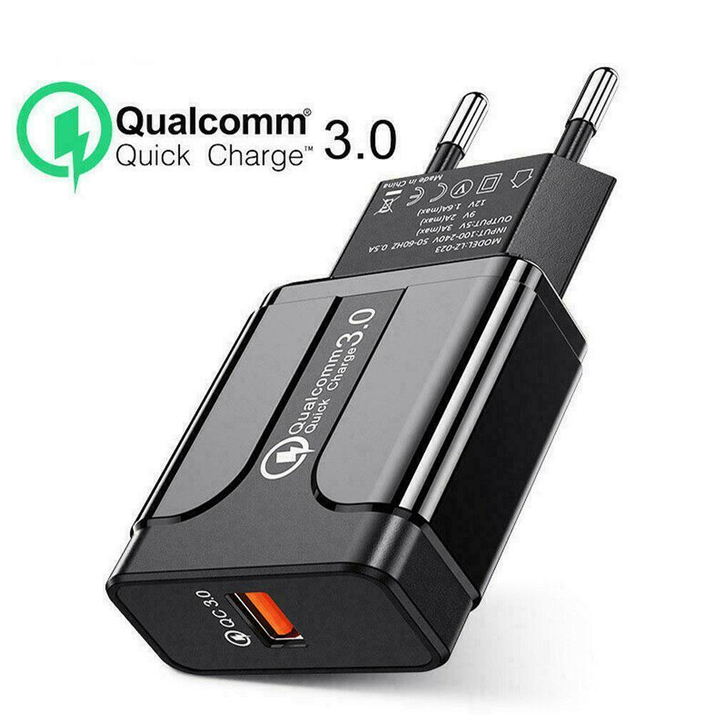 Universal QC3.0 Schnellschnellladung 18W Mini USB Ladegerät Stecker EU US R1J8