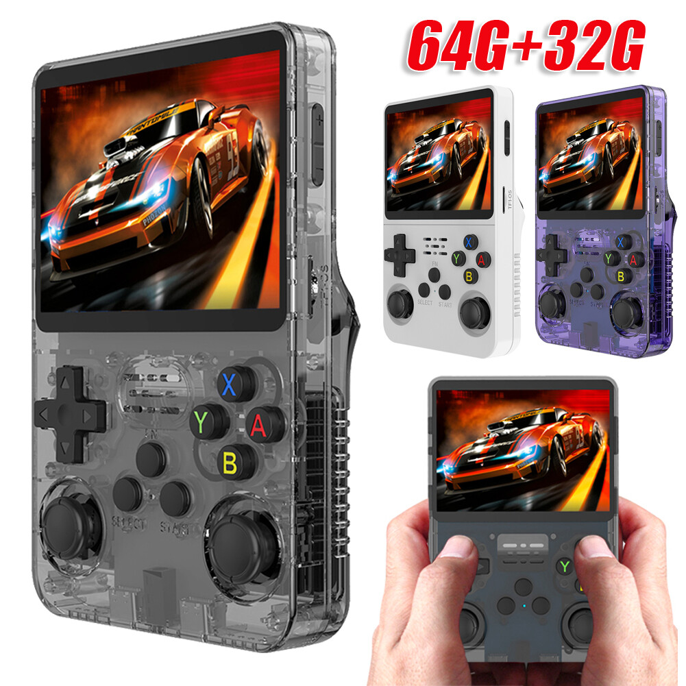 R36S Retro Handheld Video Game Console Linux System 3.5 Inch