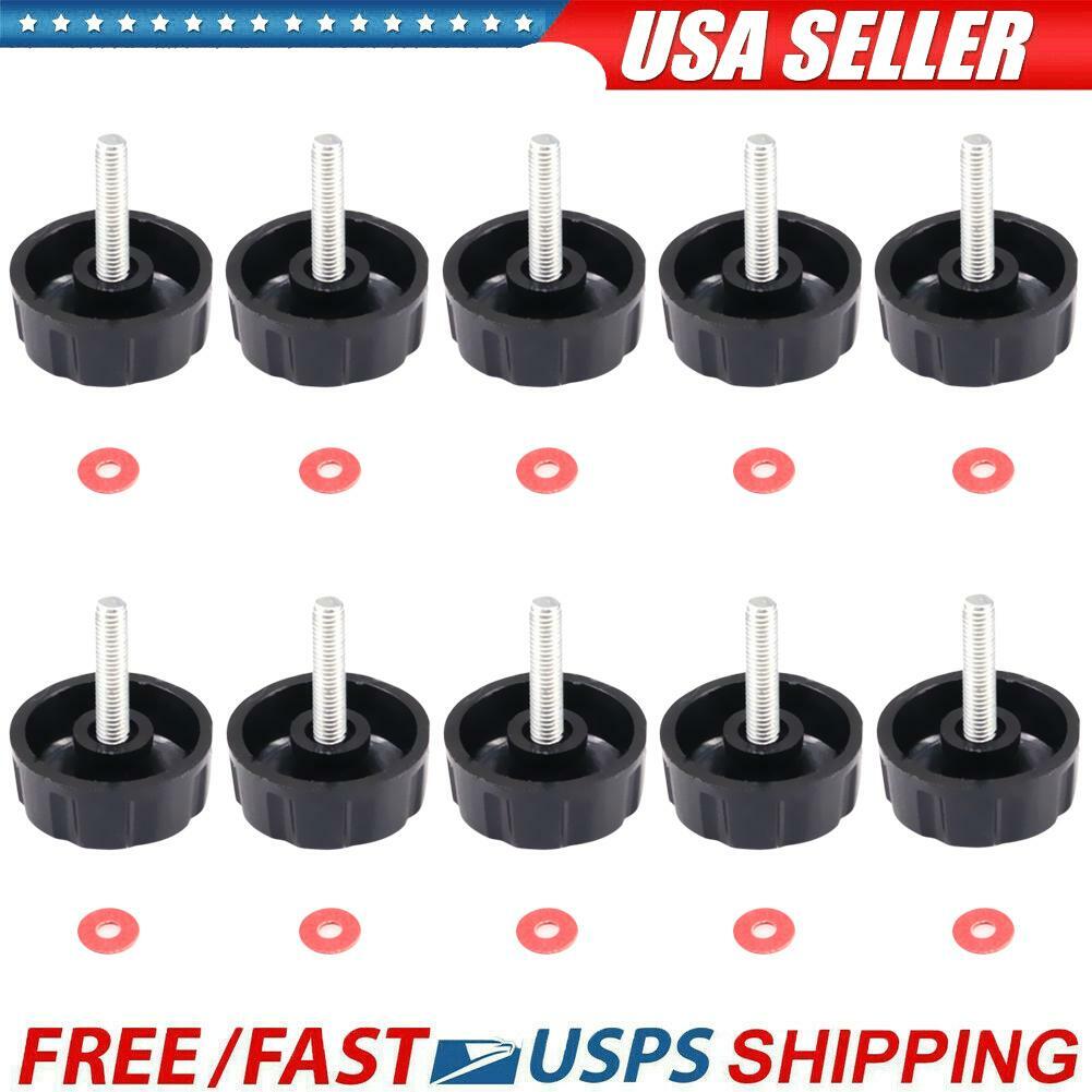 10pcs Fishing Reel Handle Screws Caps Spinning Wheel Nuts Fishing Tackle