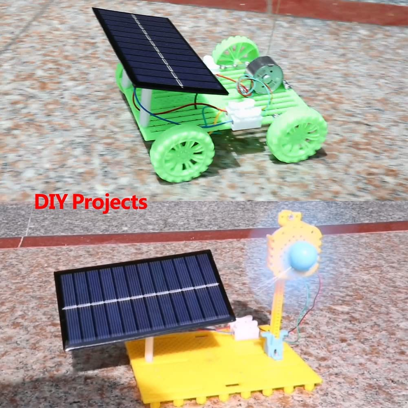 4Pcs 5V 6V 1W Mini Solar Panels for Solar Power Mini Solar Cells DIY Electric To