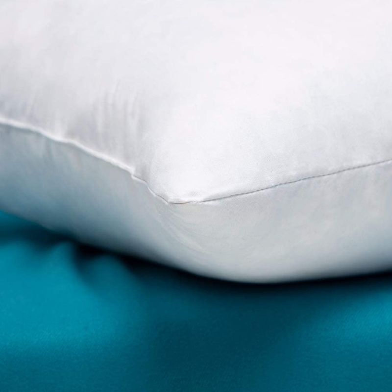 Set of 2, 26 X 26 Inches Cotton Fabric Square Pillow Inserts, down and Feather D