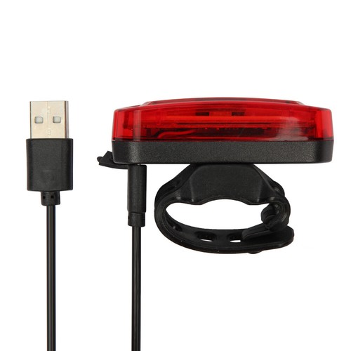 6 Modes LED Bicycle Cycling Tail Light USB Rechargeable Bike Rear Warning Light