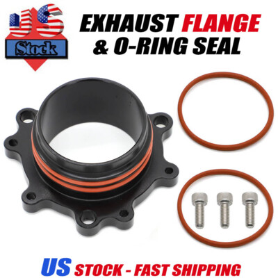 Honda TRX 250R 85-89 Billet Exhaust Flange NEW 4 O-Rings
