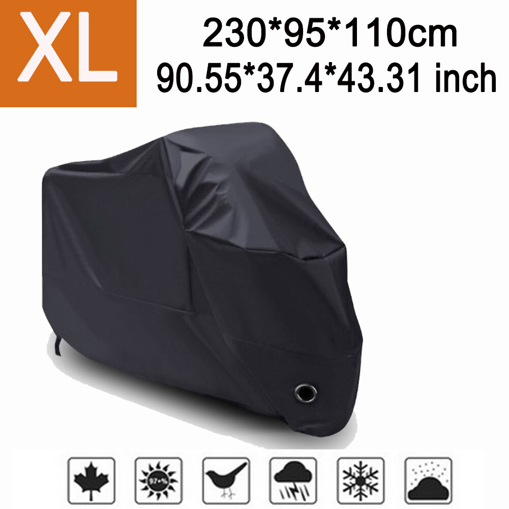 Motorcycle Cover Bike Outdoor Snow Rain Dust UV Waterproof Protector Universal