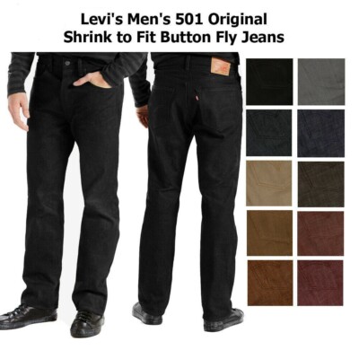 

Мужские джинсы Levi-#39;s 501 Original Shrink to Fit Button Fly Classic Rise Denim Jeans, Levi's 501 Shrink-To-Fit