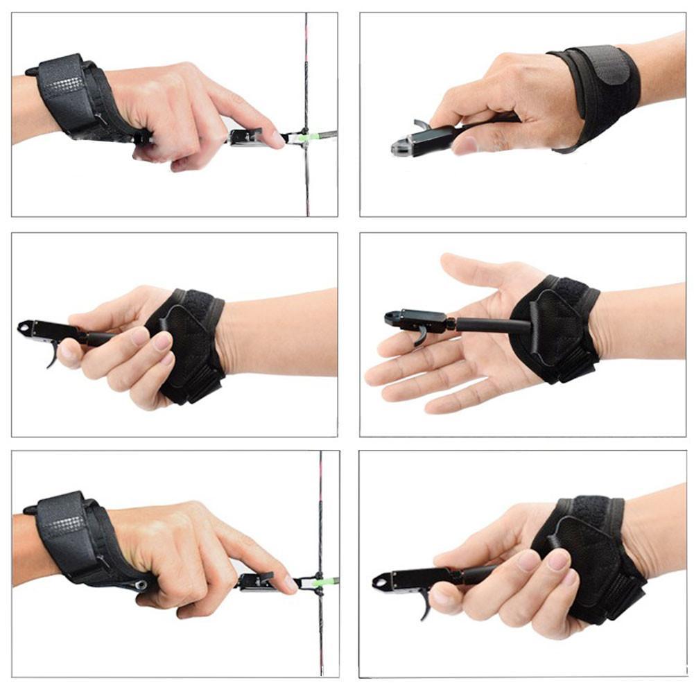 Archery Caliper Release Trigger Wrist Strap for Compound Bow Hunting eBay