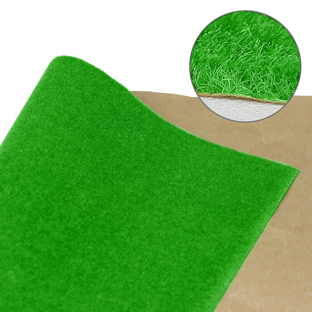 1 Roll 0.4mX1m Model Grass Mat Green Artificial Lawn Turf Carpets Model Layout