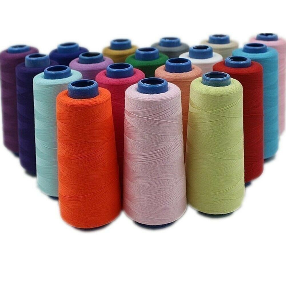Waxed Spool Sewing Thread Machine Quilting Hand Cord Polyester Yard Cones Clew