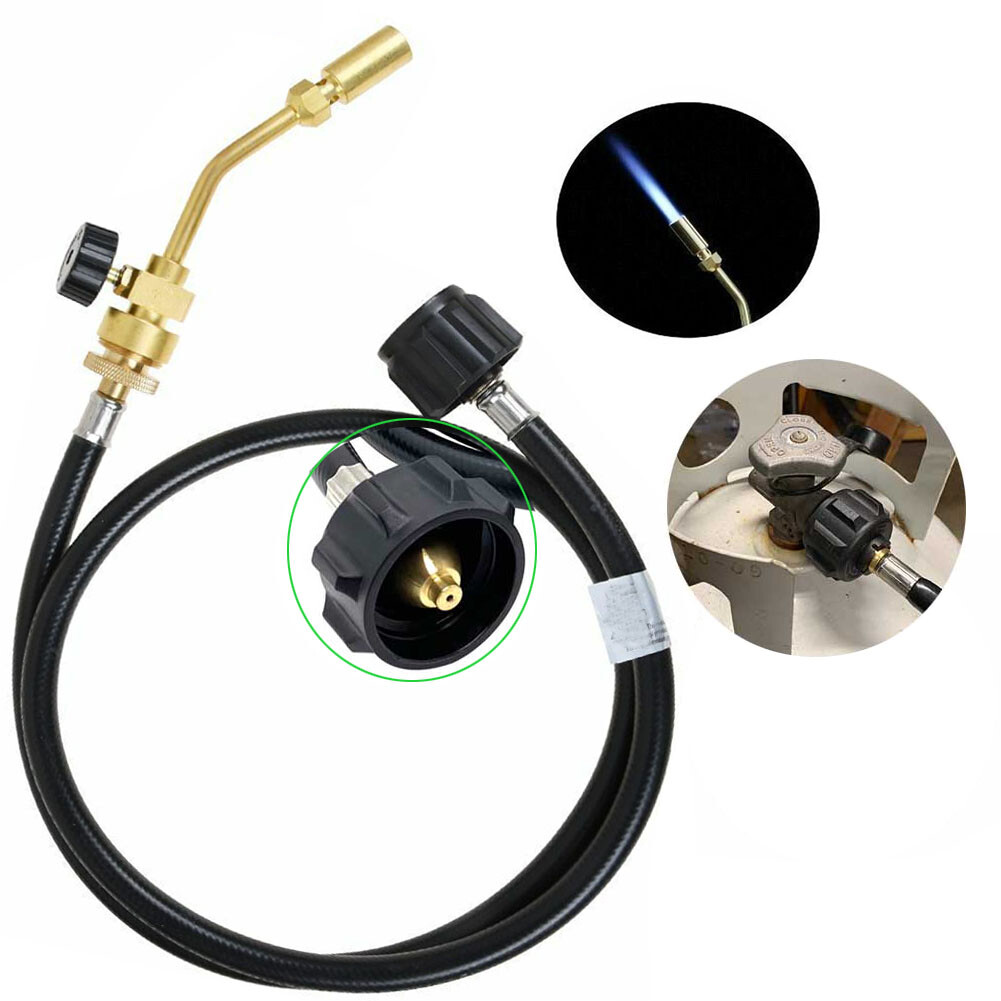Mapp Propane Gas Tank Start Torch / Hose Adapter Brazing Soldering Welding Head