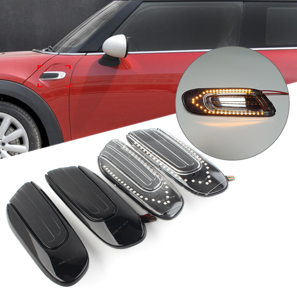 LED Side Marker Light Dynamic Turn Signal Lamp For Mini Cooper F55 F56 F57 14-17