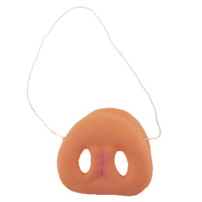 Adult Latex Pig Oinker Halloween Costume Nose With Elastic Band