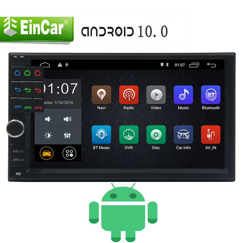 7 inch Double Din Car Stereo Touchscreen Radio GPS NAV BT USB with Backup Camera