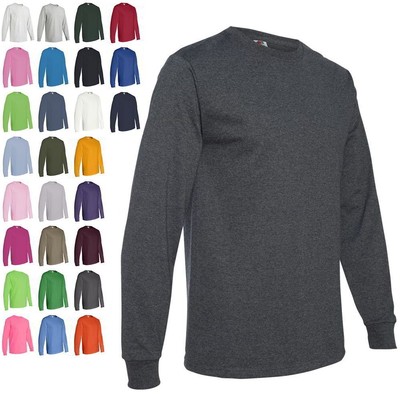 NEW Fruit Of The Loom Tee Heavy Cotton Men's S-3XL Long Sleeve T-Shirts WD930