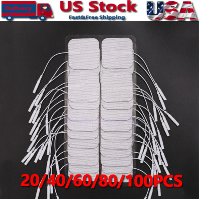 TENS Electrode Pads EMS Replacement Unit 7000 3000 2x2 Muscle Stimulator BUL