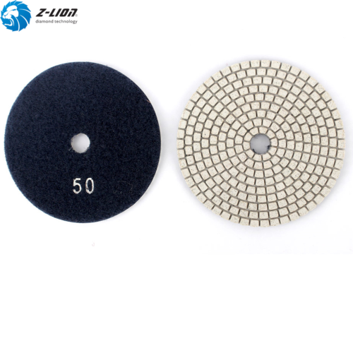 ️ 4" Diamond Polishing Sanding Pads Dry Wet for Granite Terrazzo Glass Ceramics 🔥 купить