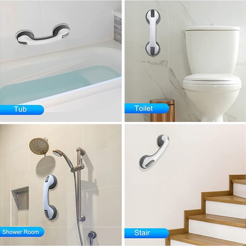 Bath Safety Suction Grip Handle Bathroom Tub Shower Toilet Hand Rail Supporter