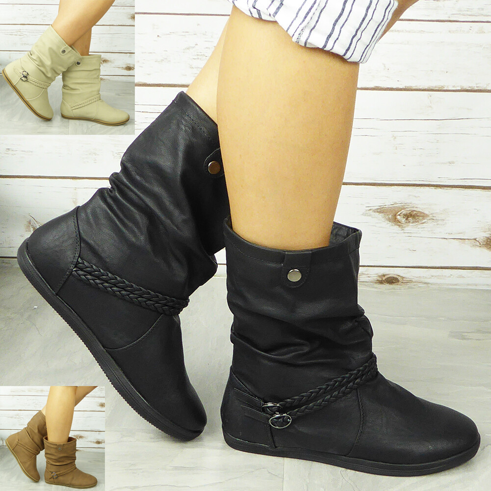 Ботинки Ankle Mid Calf Boots Ladies 