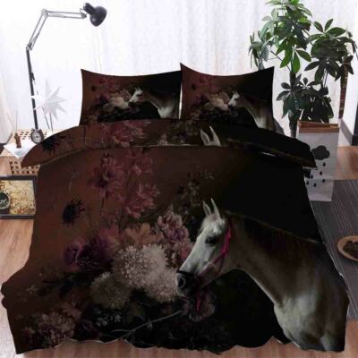 White Thorn Ball 3D Printing Duvet Quilt Doona Covers Pillow Case Bedding Sets