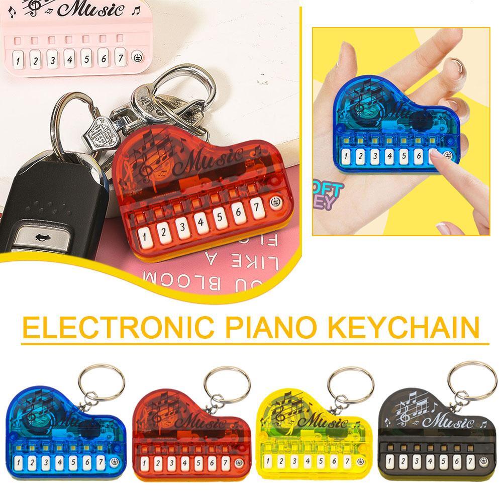 Portable Musical Instrument Toy Piano Keychain Mini Electronic Keyboard2024