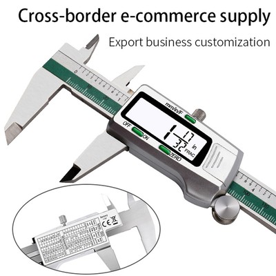 0-150mm Digital Vernier Caliper Fraction/MM/Inch Measuring Tool High Precision