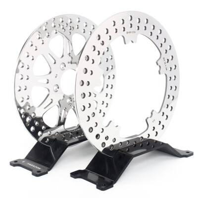 11.8'' Front 11.5'' Rear Polished Brake Rotors Dyna Switchback FLD Low Rider FXDL