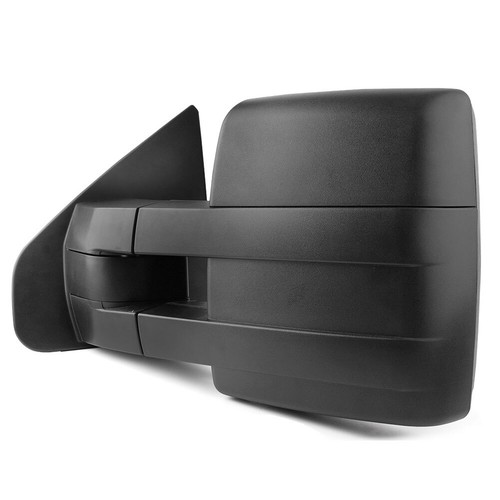 Left + Right Power Heated Puddle Light Tow Mirrors For 07-14 Ford F150 Pick up