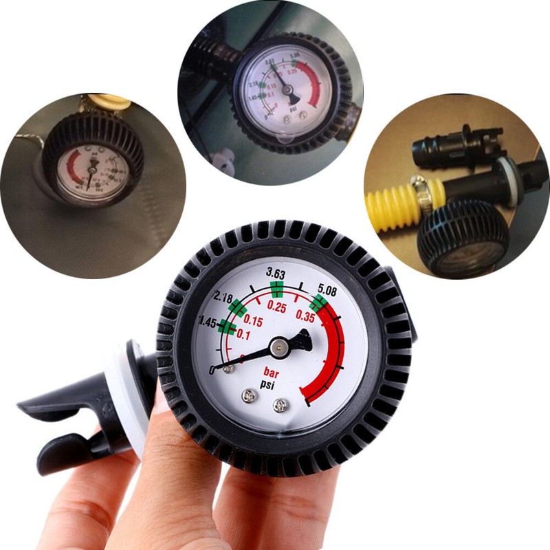 Boat Surfboard Pump Barometer Black