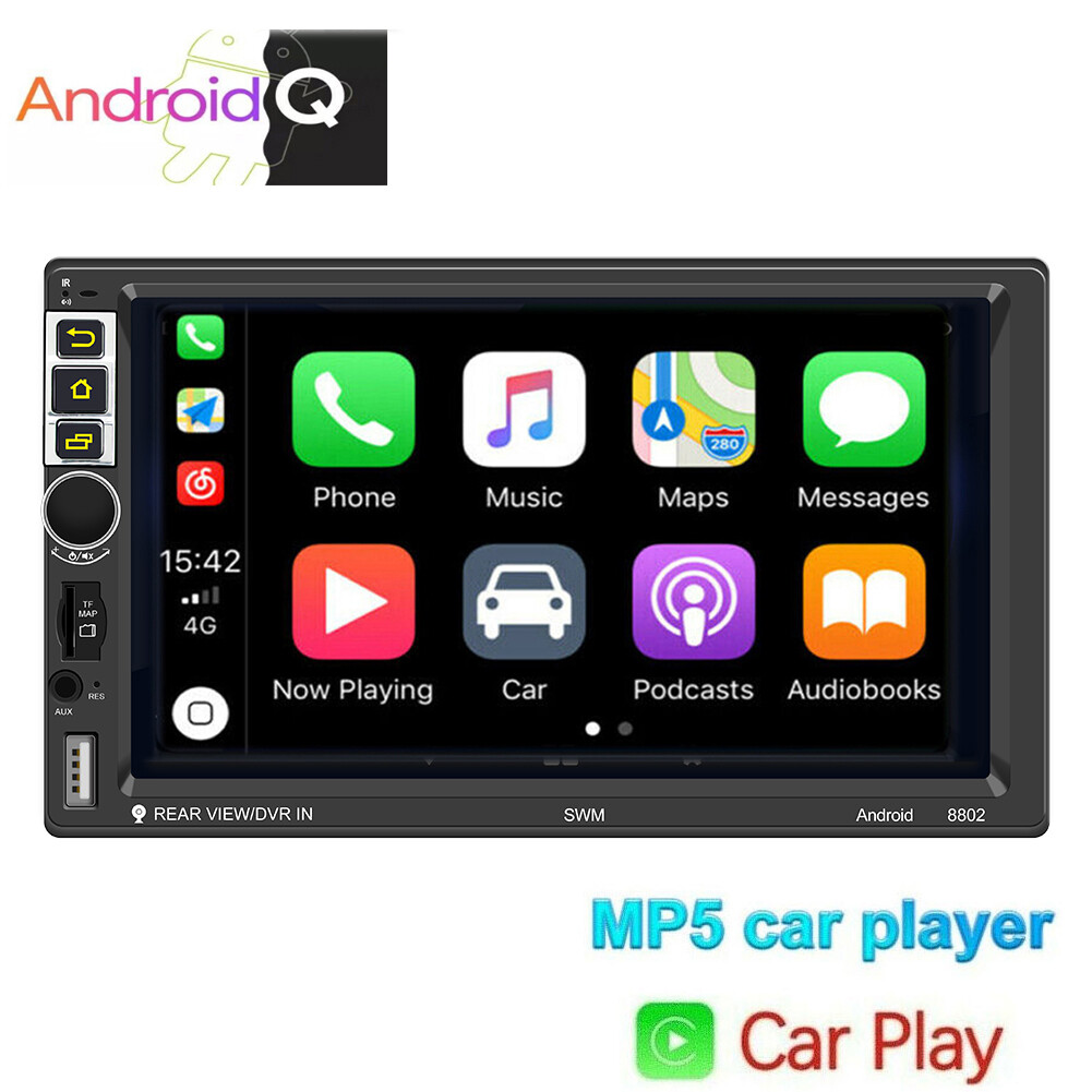 Double 2Din Android 10 Car Stereo 7" GPS Navigation Radio Player Camera USB WiFi