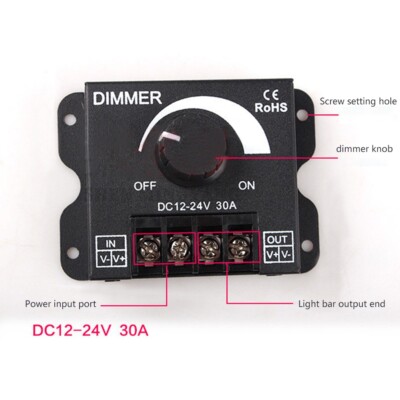 Voltage Regulator DC Voltage Stabilizer 30A Power-Supply Adjustable 12v-24V