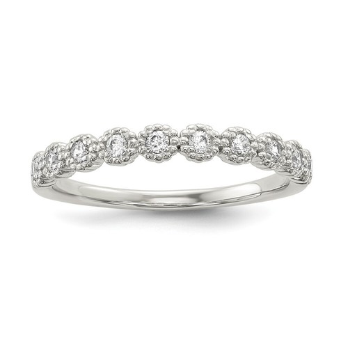 Sterling Silver CZ Ring QR6625 | eBay