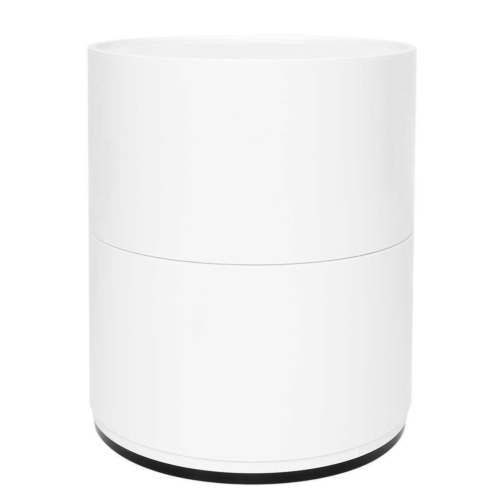 GREENSEN Kommode Nachttisch Beistelltisch mit 2 Schubladen Rund Kommode