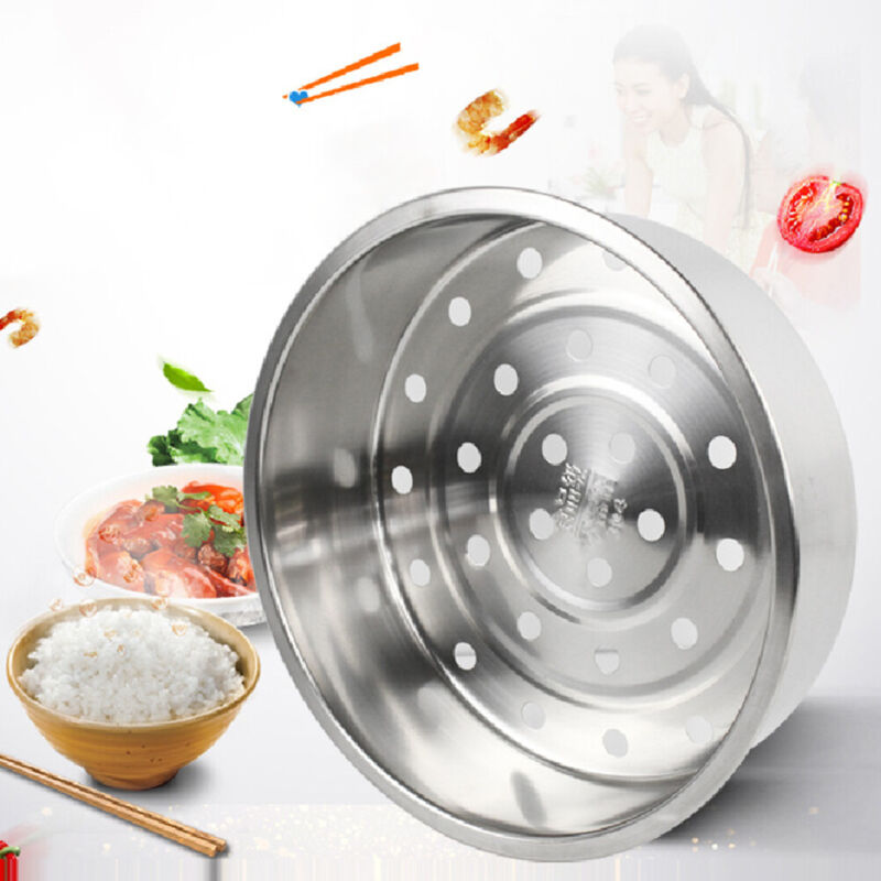 Steam Basket Steaming Grid 304 Stainless Steel Deepened Full Range Household