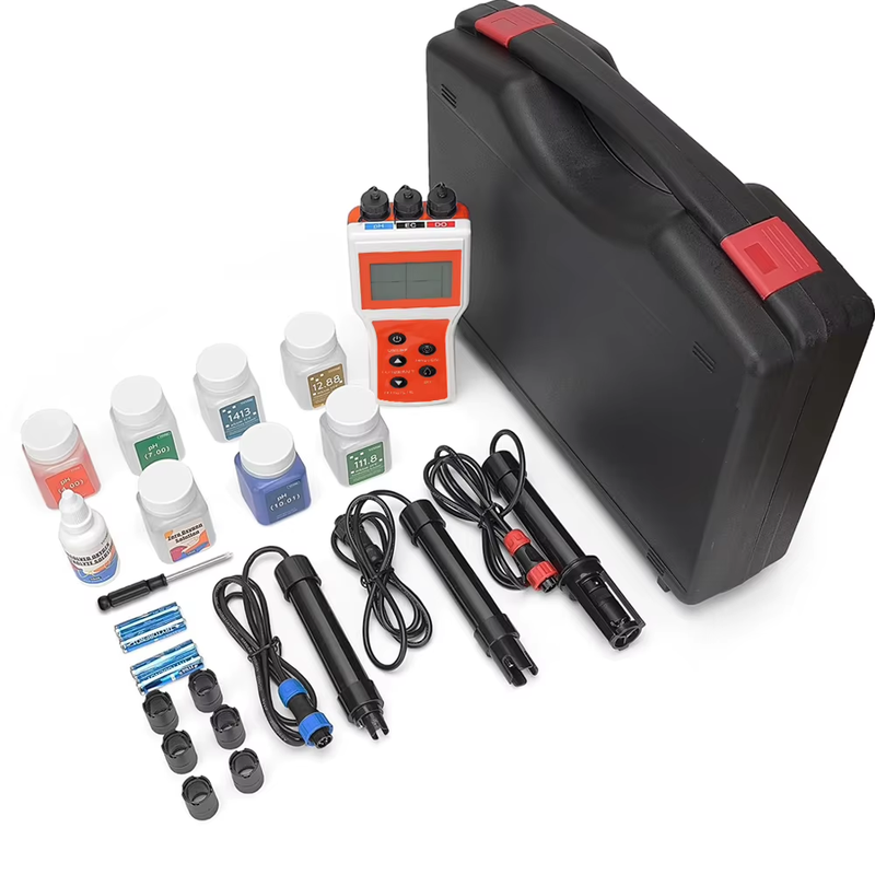 Dissolved Oxygen Meter Kit pH TDS EC Salinity Digital Water Quality Tester for A