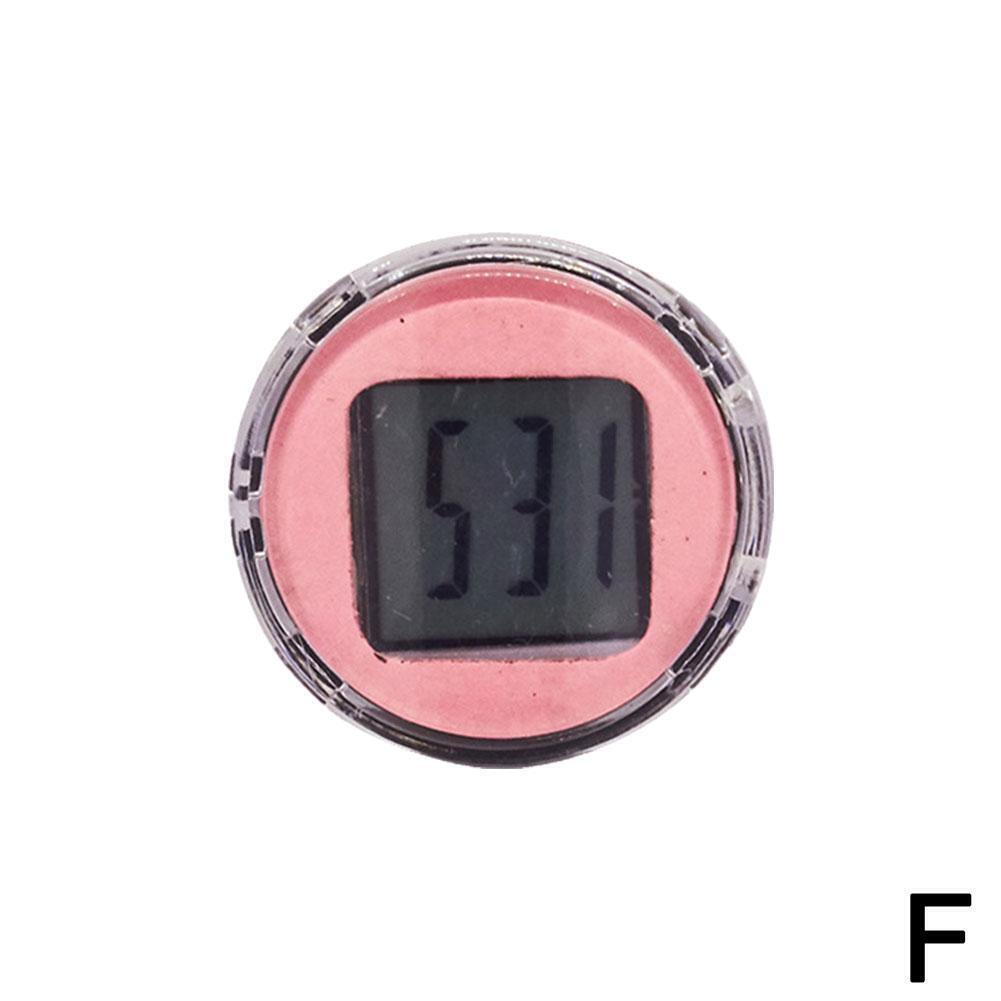 Mini Bike Motorcycle Clock Watch Waterproof StickOn Digital Clock A1H9