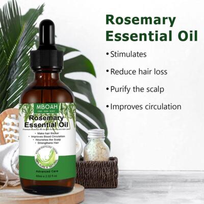 Rosemary Hair Oil, Nourish Hair Roots to Enhance Shine, Massage Oil RE