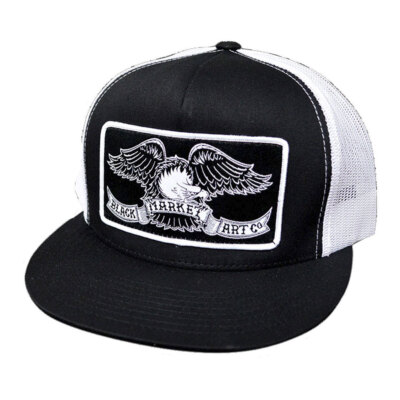Ian McNiel Eagle Classic Two Tone Trucker Hat Tattoo Art Baseball Cap